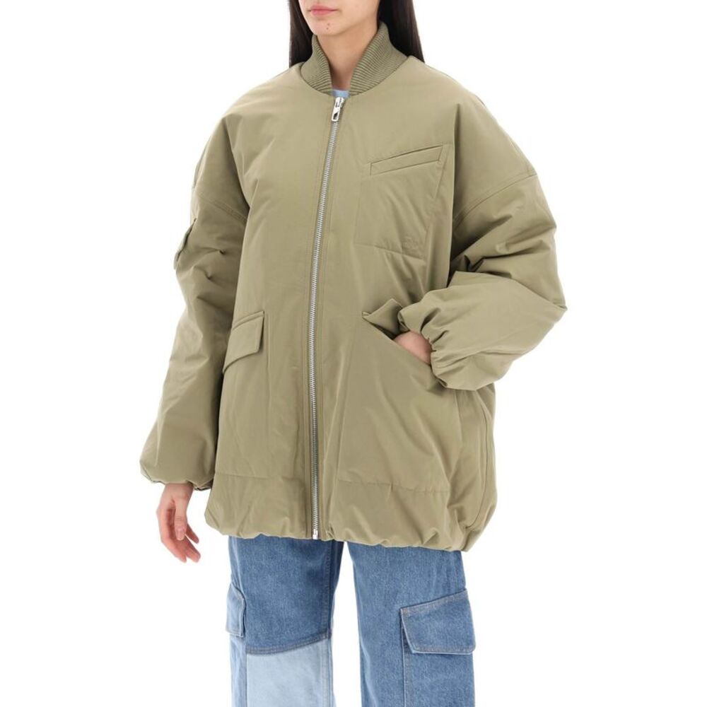 GANNI Oversized Midi Bomber Jacket - Picture 4 of 4